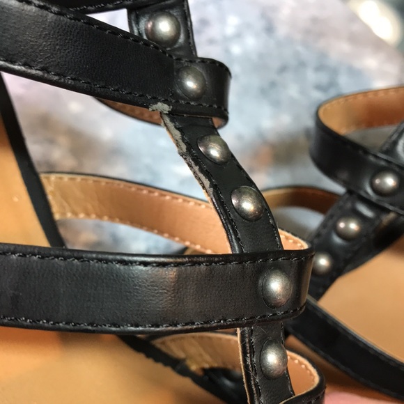 Mossimo Women’s 8.5 Black Banded Opened Up 3.25” Block Heel Zip-Up Sandals ☀️ - Picture 13 of 14